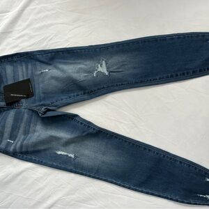 Kendall & Kylie Blue Distressed Skinny Jeans
